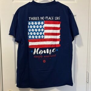 ⚾️🇺🇸Simply Southern baseball tee